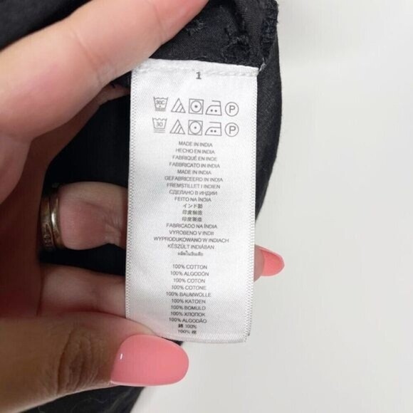 MICHAEL KORS Eyelet Crop Black Top  - Picture 5 of 8